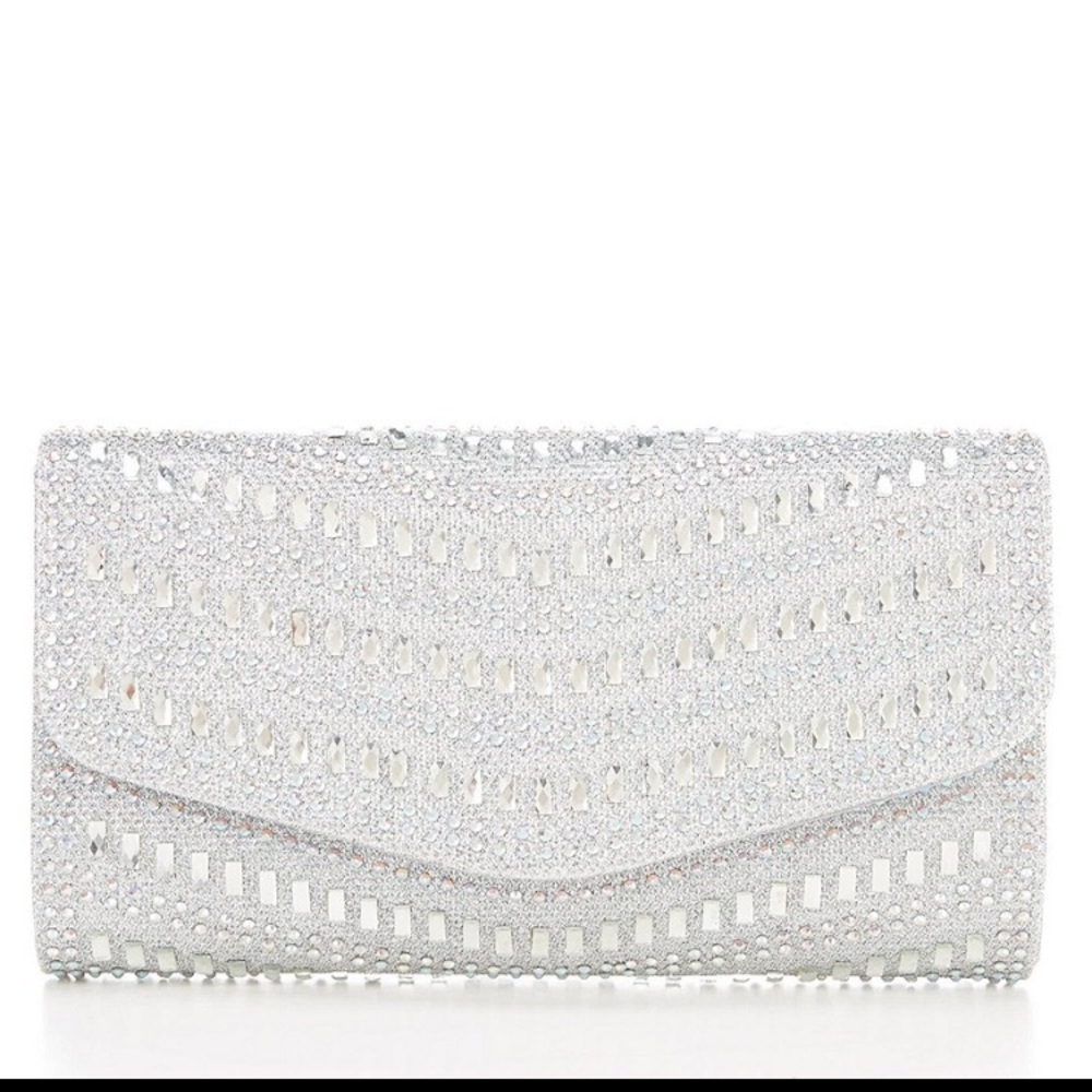 Gianni Bini Embellished Stone Encrusted Clutch
